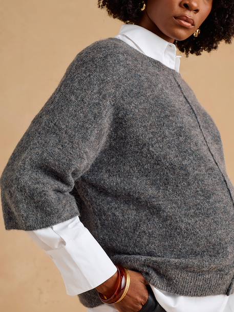 Pull de grossesse chocolat - vertbaudet enfant 