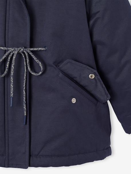 Parka 3 en 1 fille amovible blush+marine - vertbaudet enfant 