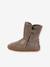 Blotevoetenlaarzen kinderen BAREFOOT TEX SUEDE Froddo beige, bedrukt+bordeauxrood+brons+goud+grijs+zwart - vertbaudet enfant 