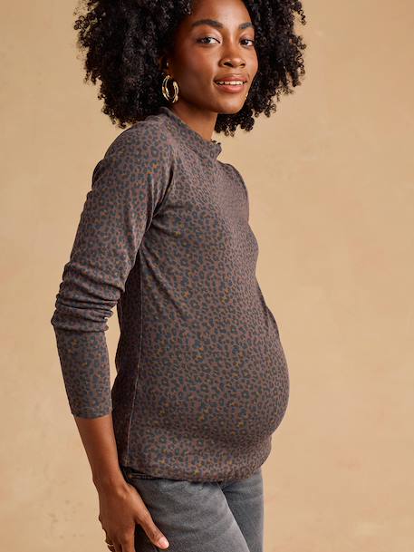 Lot de 2 t-shirt de grossesse écru - vertbaudet enfant 