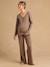 Pyjama grossesse 3 pièces allaitement taupe - vertbaudet enfant 