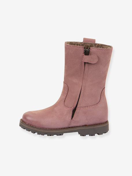 Meisjes laarzen MAXINE TEX FRODDO bordeauxrood+nachtblauw+oudroze+petrolblauw+zwart - vertbaudet enfant 