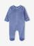 Set van 3 velours babypyjama's gemêleerd beige+gemêleerd grijs+saliegroen - vertbaudet enfant 
