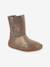 Bottes pieds nus enfants BAREFOOT TEX SUEDE Froddo beige imprimé+bordeaux+bronze+gris+noir+or - vertbaudet enfant 