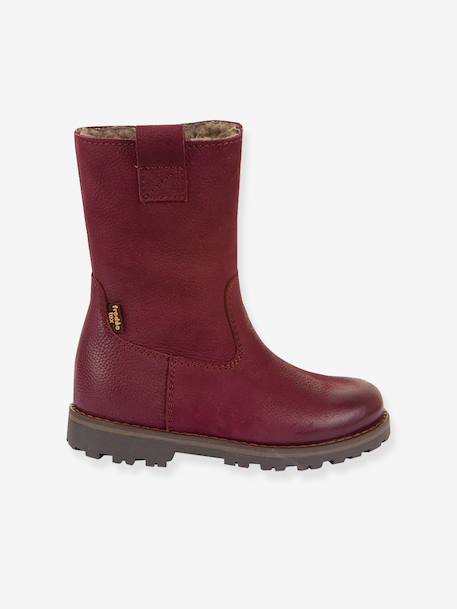 Meisjes laarzen MAXINE TEX FRODDO bordeauxrood+nachtblauw+oudroze+petrolblauw+zwart - vertbaudet enfant 