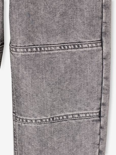 Jean battle indestructible morphologie fin denim brut+denim gris - vertbaudet enfant 