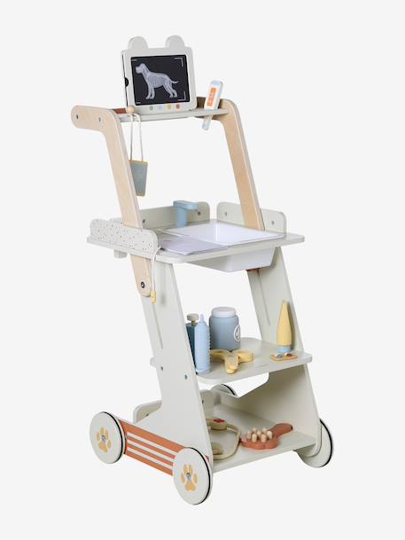 FSC100 houten dierenartswagen ecru - vertbaudet enfant 