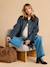 Manteau court de grossesse gris souris - vertbaudet enfant 