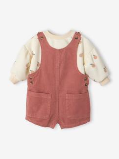 -Babykledingset sweatshirt en tuinbroek