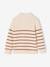 Gestreept sweater met lange mouwen voor jongens ecru+marineblauw - vertbaudet enfant 