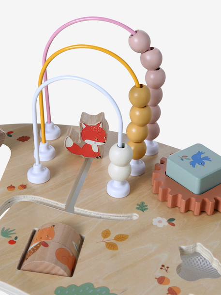 Table d'activités HAPPY FOREST en bois FSC® écru - vertbaudet enfant 