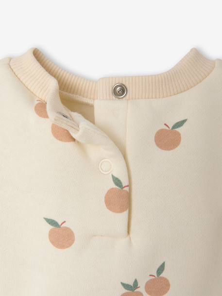 Ensemble bébé fille sweat et salopette vieux rose - vertbaudet enfant 
