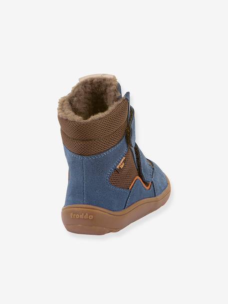 Winterlaarzen blote voeten kinderen BAREFOOT TEX WINTER Froddo bordeauxrood+jeansblauw+leigrijs+lila+nachtblauw+olijf+paars+zwart - vertbaudet enfant 