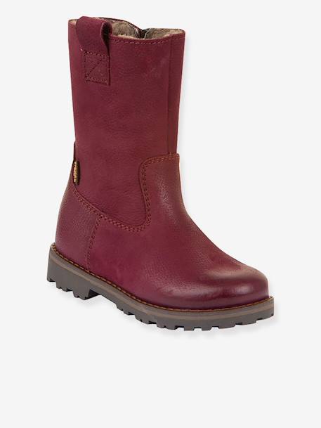 Meisjes laarzen MAXINE TEX FRODDO bordeauxrood+nachtblauw+oudroze+petrolblauw+zwart - vertbaudet enfant 