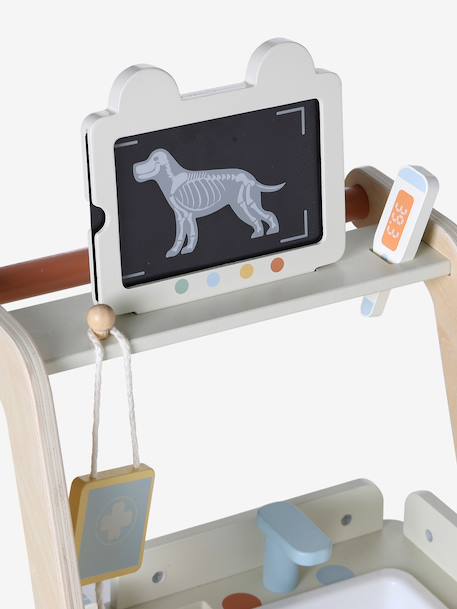 FSC100 houten dierenartswagen ecru - vertbaudet enfant 