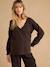 Pull grossesse et allaitement chocolat - vertbaudet enfant 
