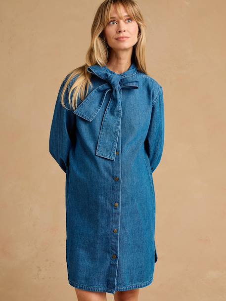 Robe chemise grossesse et allaitement stone - vertbaudet enfant 
