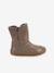 Bottes pieds nus enfants BAREFOOT TEX SUEDE Froddo beige imprimé+bordeaux+bronze+gris+noir+or - vertbaudet enfant 