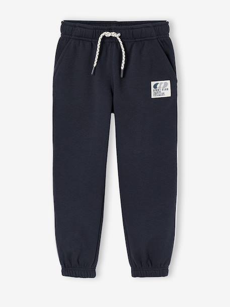 Jongensjoggingbroek bordeauxrood+leigrijs - vertbaudet enfant 