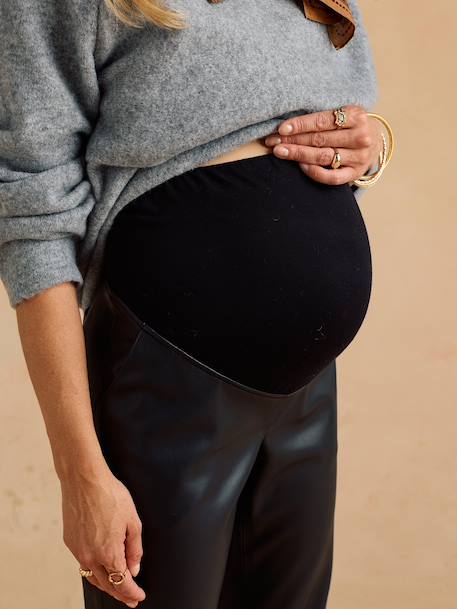 Pantalon de grossesse bandeau noir - vertbaudet enfant 