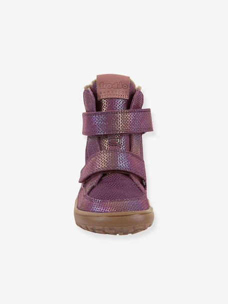 Bottes d'hiver pieds nus enfants BAREFOOT TEX WINTER Froddo bleu jean+bleu nuit+bordeaux+gris ardoise+lilas+noir+olive+violet - vertbaudet enfant 