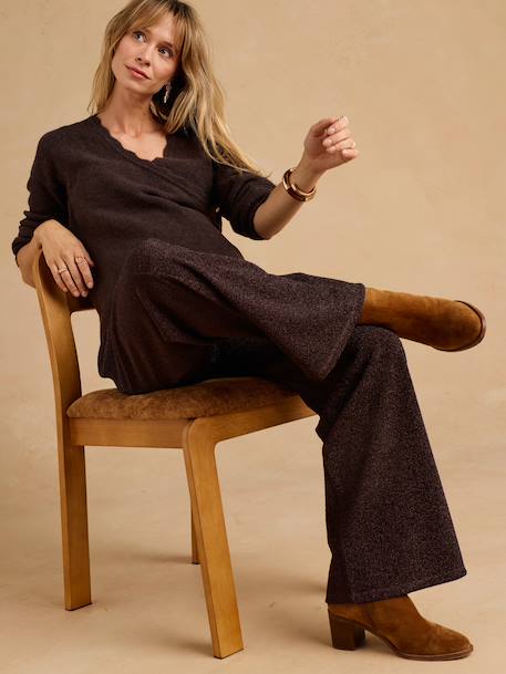 Pantalon de grossesse chocolat - vertbaudet enfant 