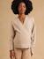 Ensemble cache coeur grossesse beige chiné - vertbaudet enfant 