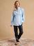 Chemise de grossesse et allaitement bleu ciel - vertbaudet enfant 