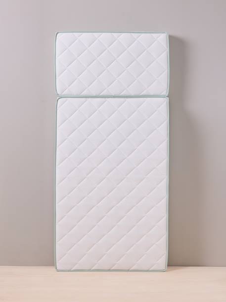 Matelas enfant évolutif anti-acariens traité Bi-ome NTL® blanc - vertbaudet enfant 