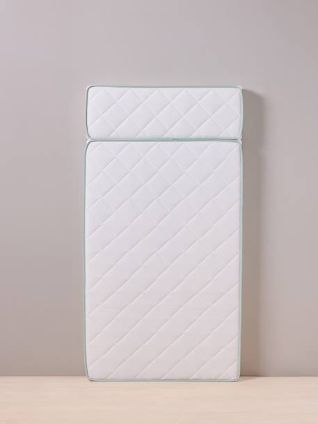 Matelas enfant évolutif 3 parties anti-acariens traité Bi-ome NTL® BLANC - vertbaudet enfant 