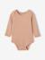 Lot de 5 bodies bébé garçon manches longues cappuccino - vertbaudet enfant 
