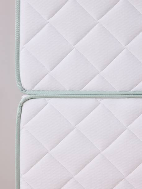 Matelas enfant évolutif anti-acariens traité Bi-ome NTL® blanc - vertbaudet enfant 
