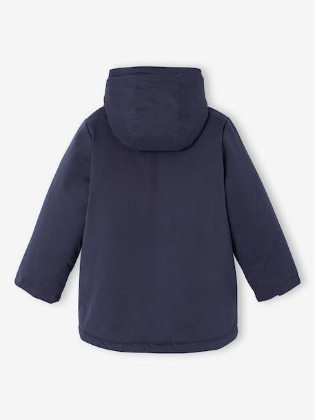 Parka 3 en 1 fille amovible blush+marine - vertbaudet enfant 