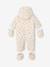 Combipilote naissance à capuche amovible vanille - vertbaudet enfant 