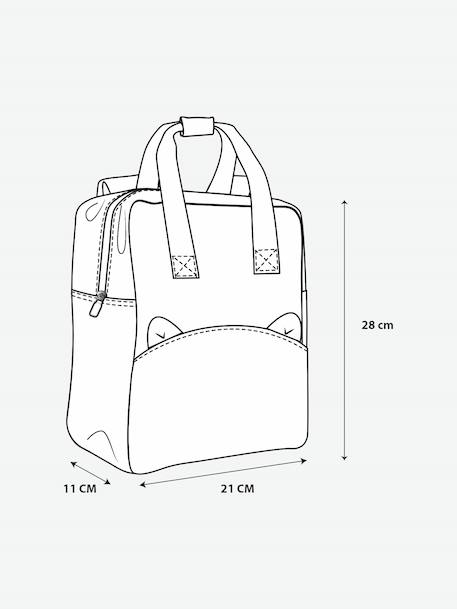 Sac à dos maternelle fille imprimé fleurs rose imprimé - vertbaudet enfant 