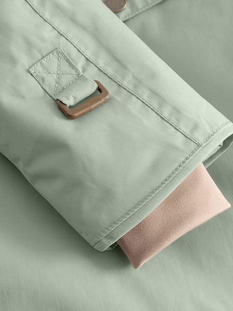 Veste d'hiver avec doublure polaire MATWANG enfants MINI A TURE bleu foncé+bordeaux+gris+gris ardoise+marine+marron+rouge+vert sauge+vieux rose - vertbaudet enfant 