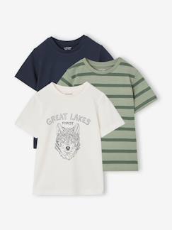 -Lot 3 T-shirts manches courtes