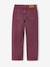Pantalon mom fille brodé prune+rose poudré+vert de gris - vertbaudet enfant 
