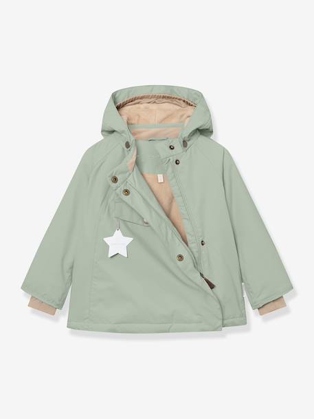 Veste d'hiver avec doublure polaire MATWANG enfants MINI A TURE bleu foncé+bordeaux+gris+gris ardoise+marine+marron+rouge+vert sauge+vieux rose - vertbaudet enfant 