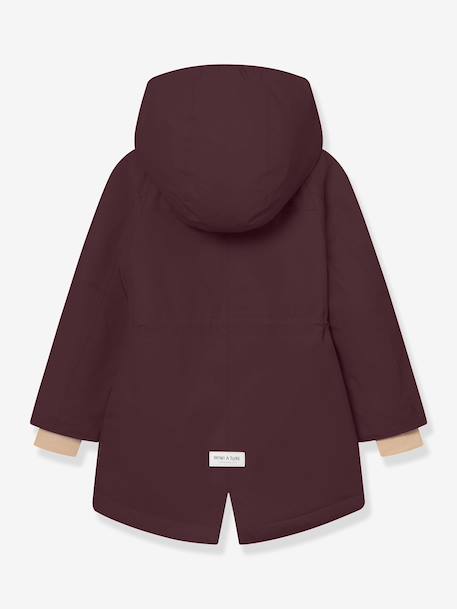 Veste d'hiver avec doublure polaire MATVIKANIA fille MINI A TURE bleu foncé+marine+prune+violet - vertbaudet enfant 