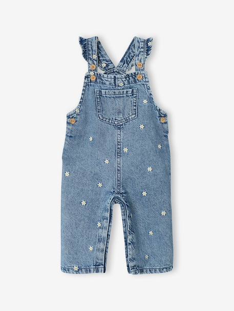 Salopette bébé denim stone - vertbaudet enfant 