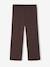 Jacquard meisjesbroek chocoladebruin - vertbaudet enfant 