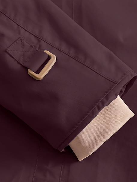 Veste d'hiver avec doublure polaire MATWALLY enfants MINI A TURE bleu foncé+bleu grisé+caramel+marine+prune+vert sauge+vieux rose+violet - vertbaudet enfant 