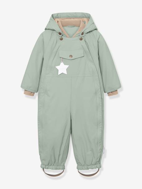 Combinaison de neige doublée polaire MATWISTI enfant MINI A TURE bleu foncé+bleu grisé+gris ardoise+marine+prune+rose poudré+violet - vertbaudet enfant 