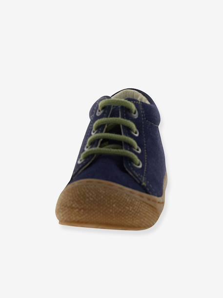 Cocoon hoge babyschoenen NAT marineblauw - vertbaudet enfant 