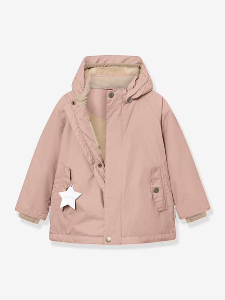 Veste d'hiver avec doublure polaire MATWALLY enfants MINI A TURE bleu foncé+bleu grisé+caramel+marine+prune+vert sauge+vieux rose+violet - vertbaudet enfant 