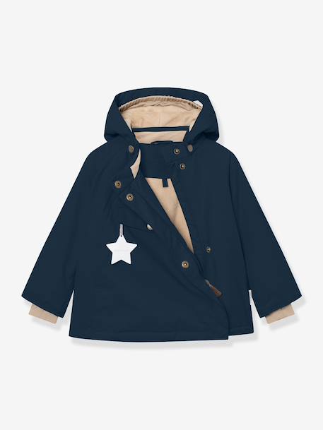 Veste d'hiver avec doublure polaire MATWANG enfants MINI A TURE bleu foncé+bordeaux+gris+gris ardoise+marine+marron+rouge+vert sauge+vieux rose - vertbaudet enfant 