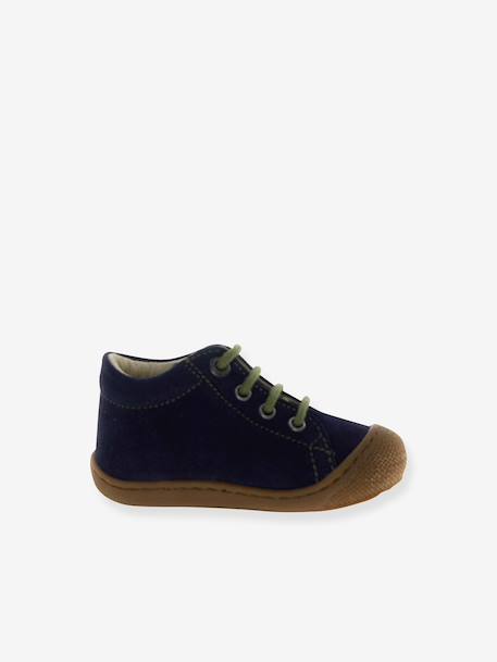 Cocoon hoge babyschoenen NAT marineblauw - vertbaudet enfant 