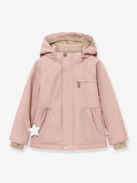 Veste d'hiver avec doublure polaire MATBRIDDINE fille MINI A TURE bleu foncé+rose poudré+vieux rose+violet - vertbaudet enfant 