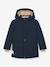 Veste d'hiver avec doublure polaire MATKASTORIO Garçons MINI A TURE bleu foncé+kaki+marine - vertbaudet enfant 